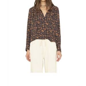 NEW XIRENA monika v neck top in golden rod